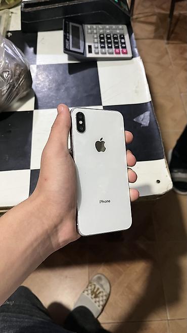 IPhone X, 256 GB, White Titanium, Simsiz şarj, Sənədlərlə