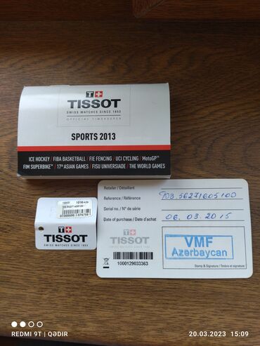 Qol saatları: İşlənmiş, Qol saatı, Tissot, rəng - Qara — 7