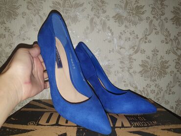 Туфли 37, цвет - Синий
