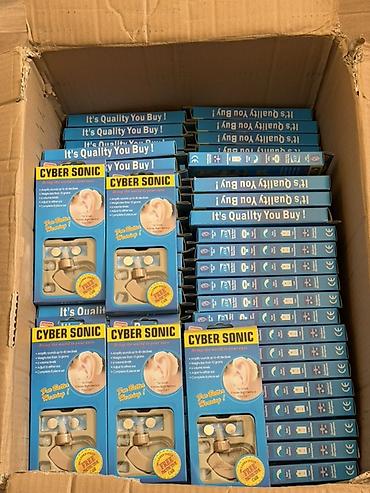 Слуховые аппараты: Слуховой аппарат Cyber Sonic (заушный) продаем только оптом от 10 штук — 1