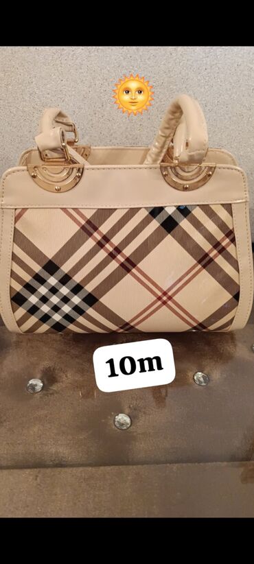 Çantalar: Əl çantası, Burberry, Yeni