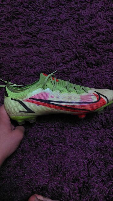 золотой мяч: Футбольные бутсы Nike Mercurial Vapor 14 Elite FG Носили 1,5-2 месяца
