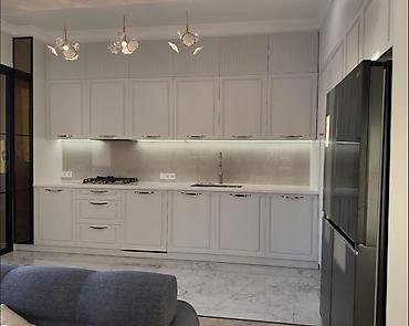 silver kitchen: Кухонный гарнитур, Новый, цвет - Серый — 2