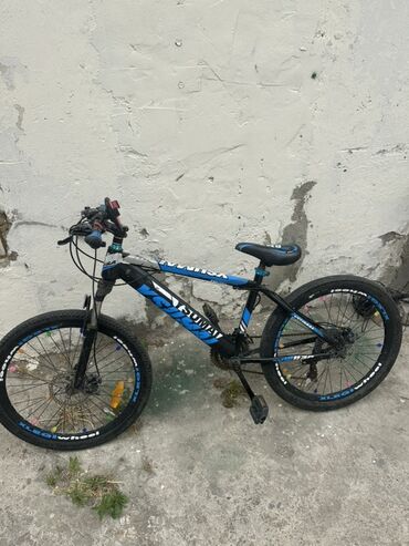 velosiped nasosu: Dağ velosipedi 24", sürətlərin sayı: 21