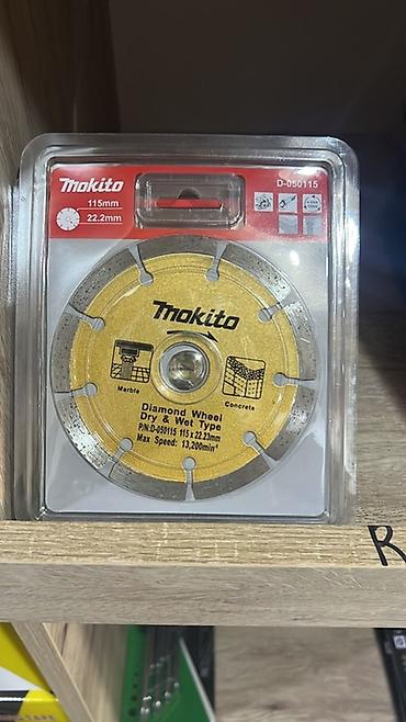 plastik su: Mokito 115 almaz disk – quru və yaş kəsmə üçün. - Model: D-050115 - — 1