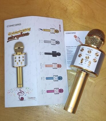 Mikrofonlar: Yeni Simsiz (Bluetooth), Simli, Radio Mikrofon Pulsuz çatdırılma, Rayonlara çatdırılma — 9