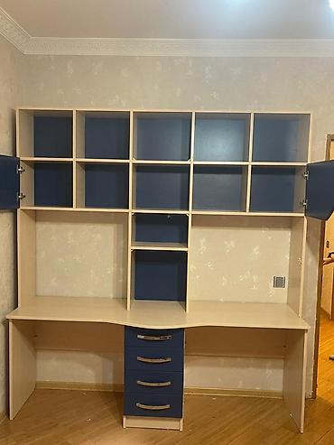 ramazan şəkilləri: İki tərəfli iş/bilik masası və üst modul - Material: laminat/LDSP - — 3