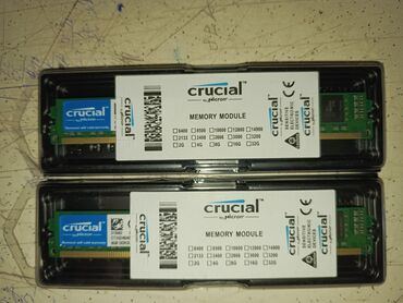 komputer alıram: Оперативная память (RAM) Crucial, 8 ГБ, 1600 МГц, DDR3, Для ПК, Новый
