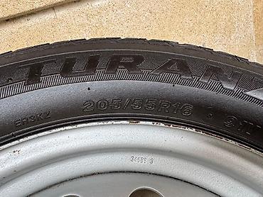 elantıra: 4 ədəd komplekt təkər diski və şin Tayota karolla elantira bu modelere — 9