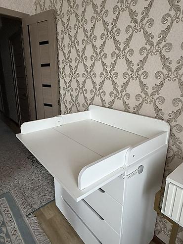 study table: Комод с пеленальным столиком-трансформером - Цвет: белый, матовое — 3