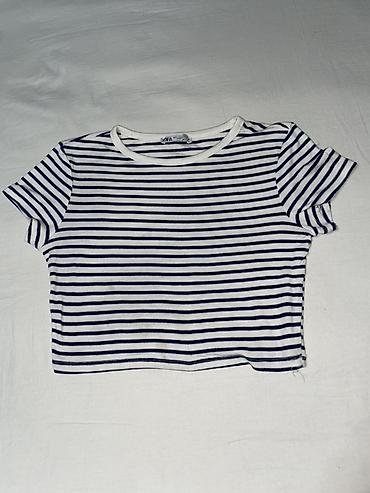 zara детское: Топ, Трикотаж, Укороченная модель, Б/у, S — 2