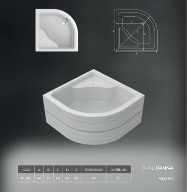 Duş poddonları: Duş kabinələr ara bölmələr hamam mebeləri Moydadırlar dolablar led — 15