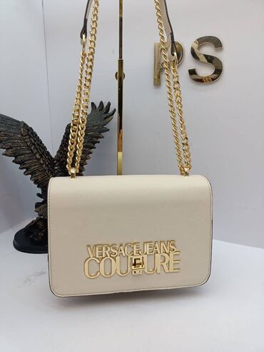 Torbe: Torba za rame, Versace, Materijal: Koža, Lakovana koža, Veštačka koža — 3