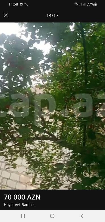 Həyət evləri və villaların satışı: TECİLİ Berde rayon hacìlar kendi yola yaxın 4 otaq zal heyetyani bag — 3