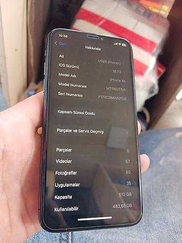 iphone 6 plus ikinci el: IPhone Xs, 512 GB, Qara, Face ID — 2