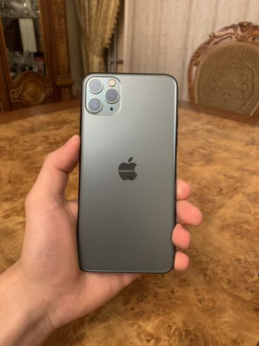ayfon 14 pro max ikinci el: IPhone 11 Pro Max, 256 GB, Alpine Green, Zəmanət, Barmaq izi, Simsiz şarj