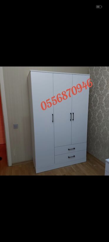 Dolablar: Yeni, Açılan, 3 qapılı Düz dolab, Qarderob, paltar dolabı, Azərbaycan — 8