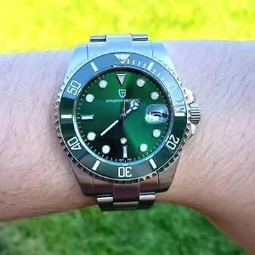 Ručni satovi: PAGANI DESIGN PD-1661 - Zelena - Rolex Submariner Homage Potpuno nov — 8