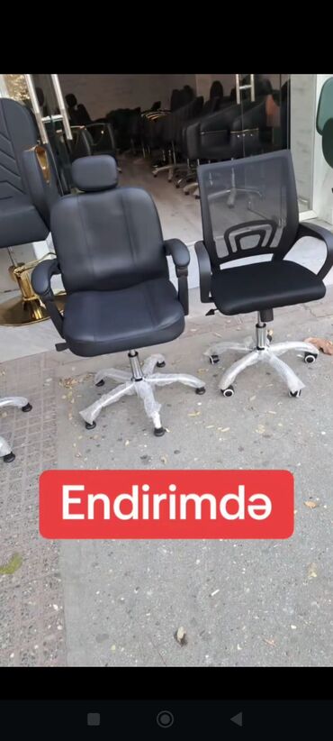 Ofis və oyun kresloları: Təkərli, Parça — 1