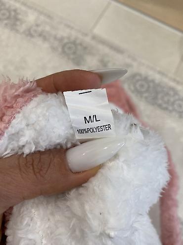 boş şalvar: L /M ölü yumşaq pijama dəsti - 2 hissəli: kapüşonlu üst və uzun — 5