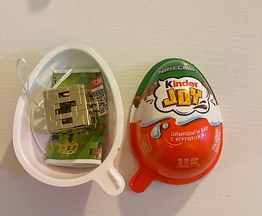 minecraft kinder: Məhsul: Kinder Joy – Minecraft seriyası (oyuncaqlı) Təsvir: - Kinder — 1