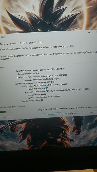 gaming notebok: ASUS TUF Gaming F15 (FX506HE) noutbuku Termo plastası yeniliklə — 2