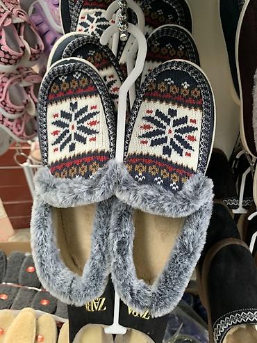 Домашние тапочки, 37, 37.5, 38, Новый, цвет - Синий, Платная доставка