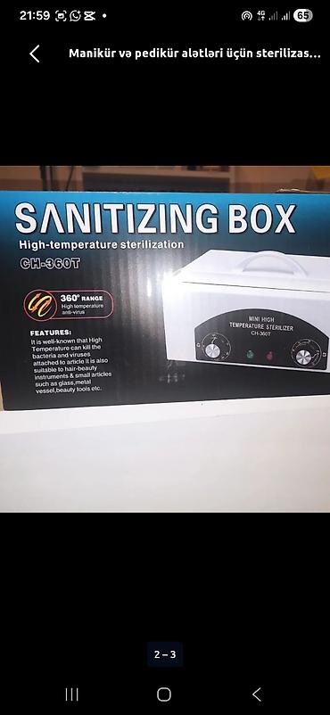 Gözəllik və estetika avadanlığı: Manikür və pedikür alətləri üçün yüksək temperaturda sterilizator + — 2