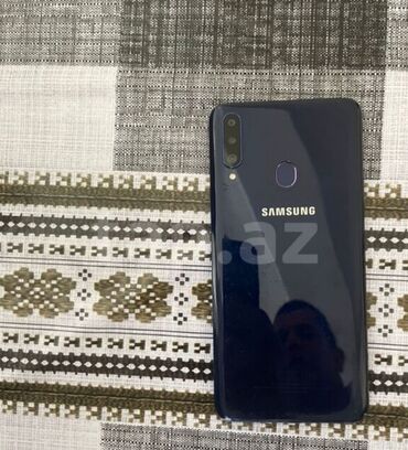 irşad telecom samsung a20: Samsung Galaxy A20, rəng - Göy, Barmaq izi