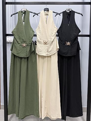 bitkisel mix: Ženski dvodelni komplet – top na preklop i široke pantalone 2700 Din S — 4
