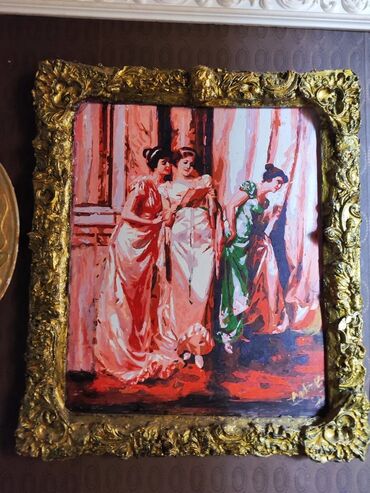 Şəkillər, tablolar: Klassik üslubda bədii rəsmlər dəsti - Mövzu və kompozisiya — 20