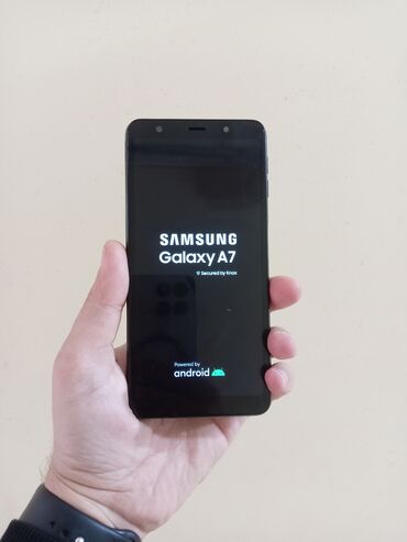 Samsung: Samsung Galaxy A7 2018, 64 GB, rəng - Qara
