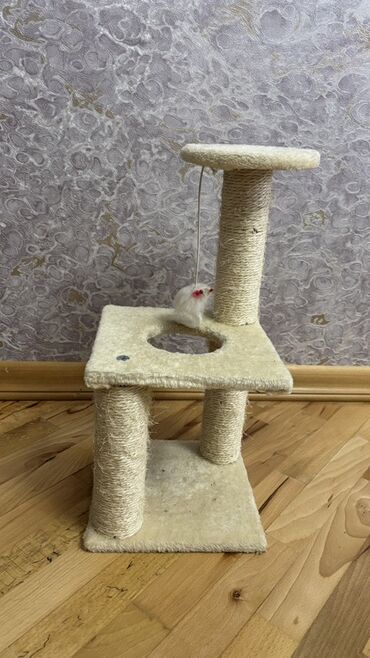 большая клетка для морской свинки: Pişiklər üçün çoxfunksiyalı dırmaşma və qaşınma stendi - Material