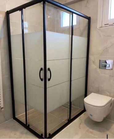 Duş kabinaları, arakəsmələr: Yeni Arakəsmə, Künc üçün, Ünvandan götürmə, Pulsuz çatdırılma — 28