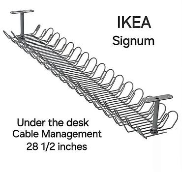 stilsko: IKEA SIGNUM – korpa za organizaciju kablova ispod stola - Montira se — 1
