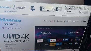 купить бу телевизор 32 дюйма: Б/у Телевизор Hisense Led 43" 4K (3840x2160), Самовывоз