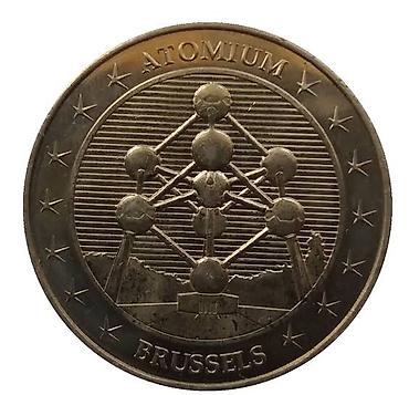 Sikkələr: Məhsul: Xatirə sikkəsi – “EUROPA / EUROPE – Atomium, Brüssel” mövzulu — 2