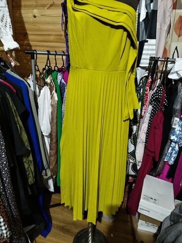 orsay haljina sa etiketom: M (EU 38), bоја - Žuta, Oversize, Kratkih rukava