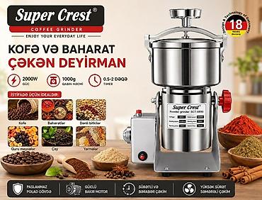 Kofe aparatları: Üyüdücü Super Crest Məhsul haqqında informasiya Super Crest SC-1890 — 1
