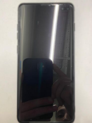 стеклянный телефон флай: Samsung Galaxy S10 Plus, 1 TB, rəng - Göy, İki sim kartlı, Face ID