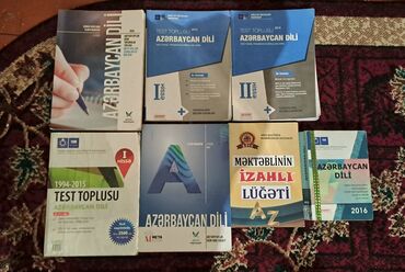 Azərbaycan dili test və vəsait kitabları