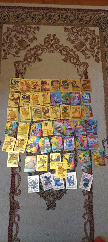 Kolleksiya kartları: Salam pokemon kartları 50-60 ədəd arası kart var kim nə qədər istəyir
