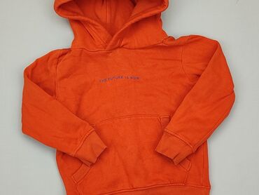 sweterek pomarańczowy: Bluza, Next, 2-3 lat, 92-98 cm, stan - Dobry
