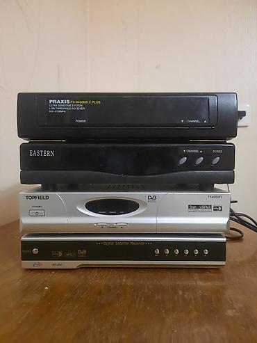 TV peyk tüner resiver hamısı işləkdir, qiymət birinə aiddir