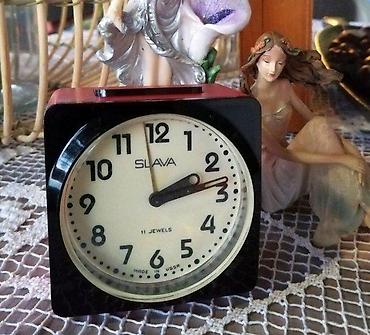 Satovi za kuću: Modern Mechanical Alarm Clock Slava 11 Jewels Russian USSR. Ruski — 4
