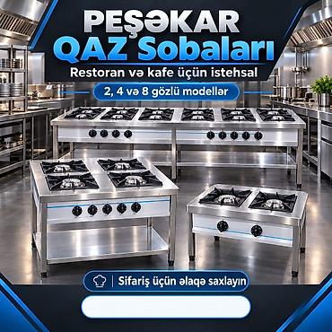mini elektrik sobasi: Yeni Nerj Istehsalat Sexinden sifarishle 2goz, 4goz, 8goz qaz pechleri — 1