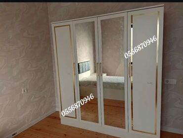 Dolablar: Yeni, Açılan, 3 qapılı Düz dolab, Qarderob, paltar dolabı, Azərbaycan — 13