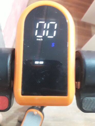 Uşaqlar üçün digər mallar: Uşaq skuterı - Rəng: narıncı-qara, boz rezin sükan tutacaqları - — 8