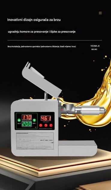 Ostali kuhinjski aparati: Kompaktna električna presa za hladno i toplo ceđenje ulja - — 9