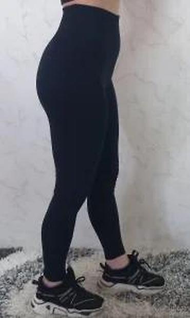 Helanke, biciklistički šortsevi: Ženske sportske helanke – crne, visok struk - Model: duge helanke sa — 15